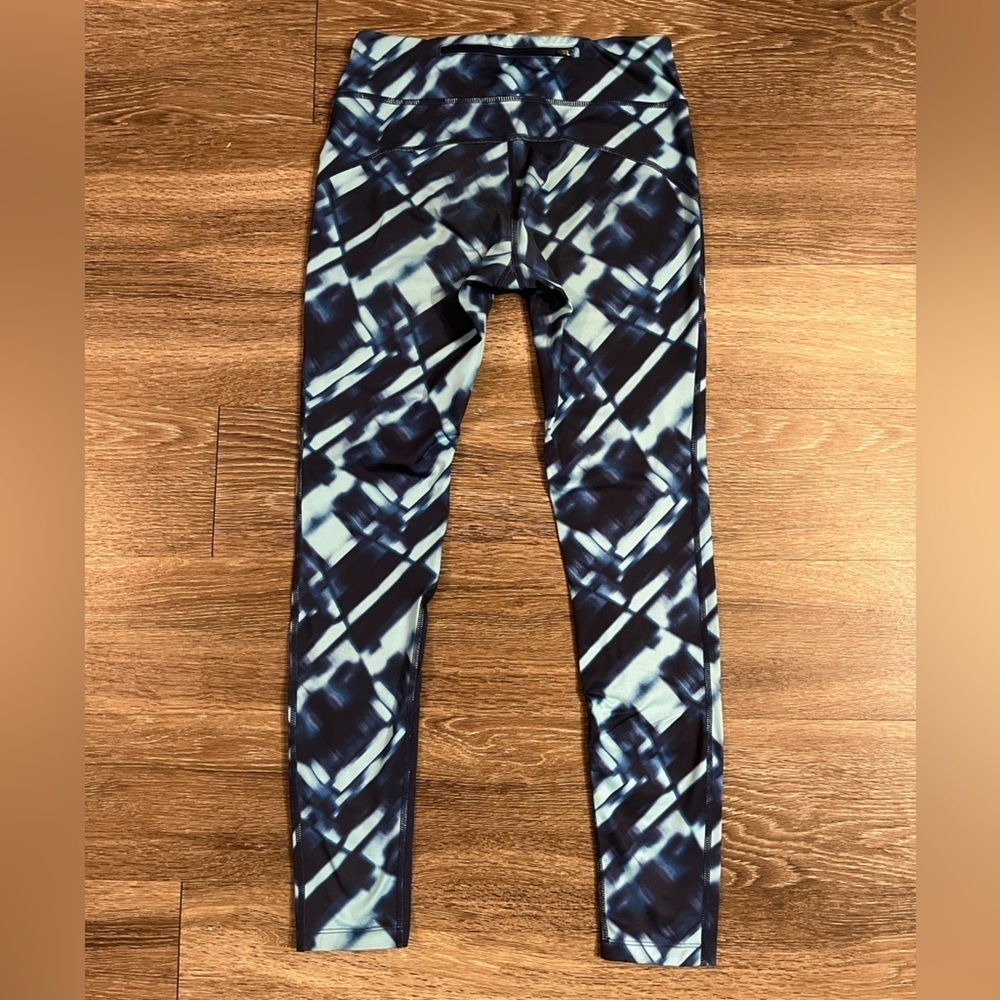 Nike Dri-Fit Power Epic Run Printed Mesh Panels Running Leggings Size Small - Picture 6 of 8
